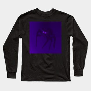 Jumping Spider Drawing V25 (Purple 1) Long Sleeve T-Shirt